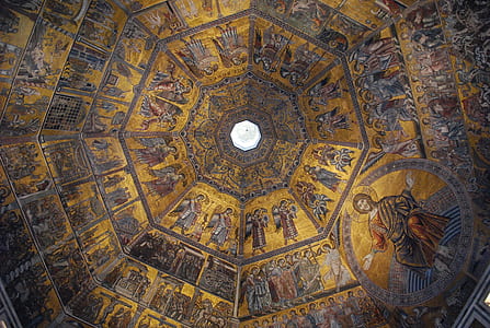 round multicolored religious decors thumbnail
