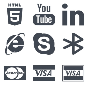 Social Kit svg vector icon sets