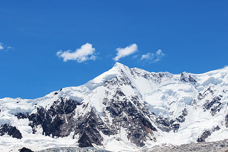 mountain covered with snow thumbnail