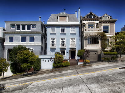 blue and white 3-storey building thumbnail