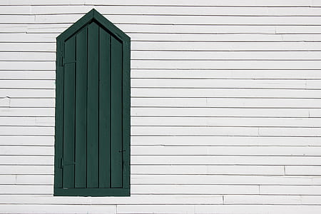 white and green wooden wall thumbnail
