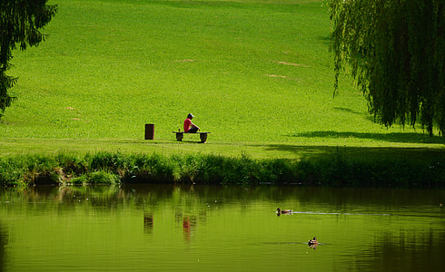 person sitting on bench thumbnail