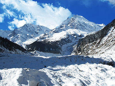 mountain covered by snow thumbnail