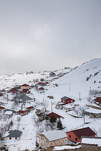 photograph of village during winter thumbnail