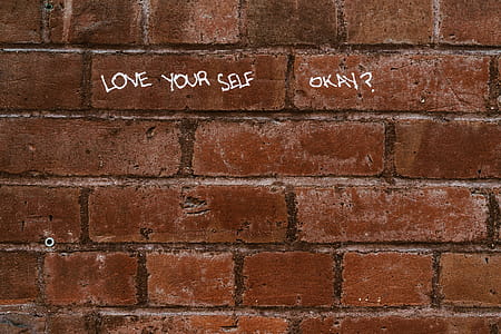 Love Message On Brick Wall Photo thumbnail