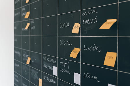 sticky note lot on black board thumbnail
