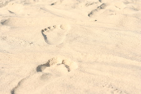 footprints on sand thumbnail