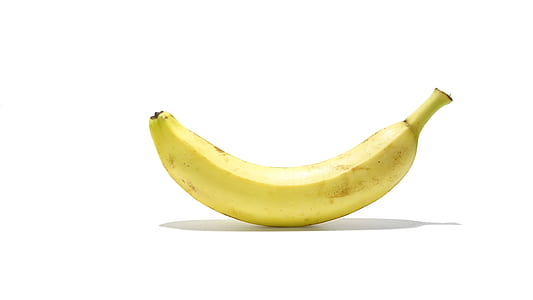 banana fruit on white surface thumbnail