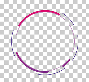 Text box, Colored line text box, round pink and purple illustration PNG clipart