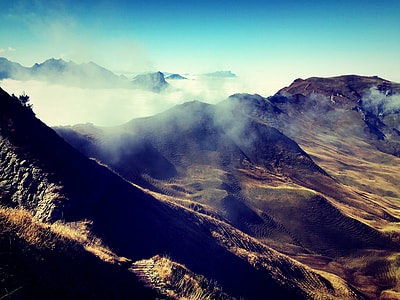 aerial photo of mountain thumbnail
