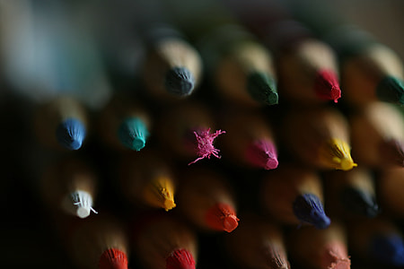 Closeup shot of art pencils thumbnail