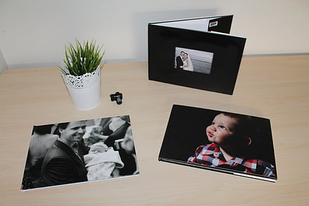 grayscale photos on table thumbnail