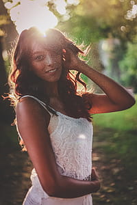 Woman In White Camisole thumbnail
