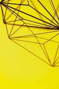 Geometric decoration on yellow background thumbnail
