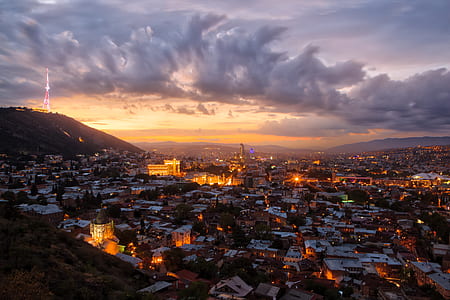 photo of cityscape during golden hour thumbnail
