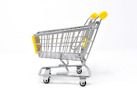 gray steel shopping cart thumbnail