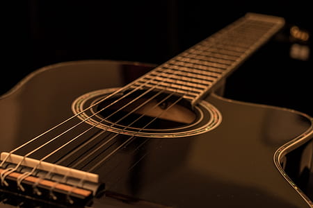 Black Acoustic Guitar thumbnail