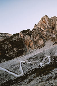 aerial view of mountain thumbnail