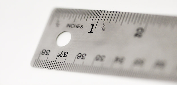 close-up photo of gray ruler thumbnail