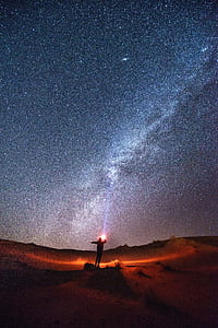 person extending his arms during golden hour thumbnail