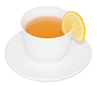 white ceramic teacup with lemon tea thumbnail