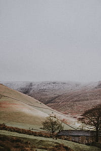 landscape photography of green hills thumbnail