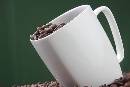 coffee beans inside coffee mug thumbnail