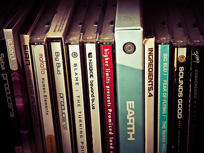 assorted CD cases thumbnail
