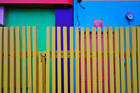 yellow wooden fence thumbnail
