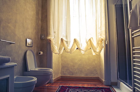 White Ceramic Toilet Bowl thumbnail