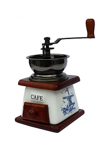white and brown Cafe coffee mill thumbnail