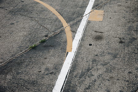 gray concrete road with white line thumbnail