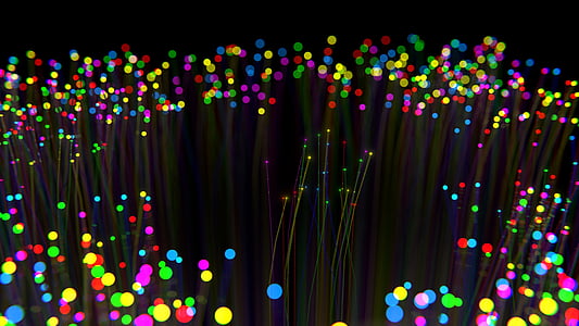 fibre, optics, christmas, holiday, multicolor, blender thumbnail