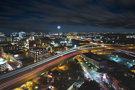 aerial photography of city thumbnail