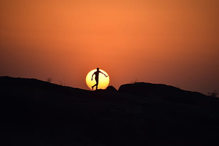 silhouette of man in walking gesture thumbnail
