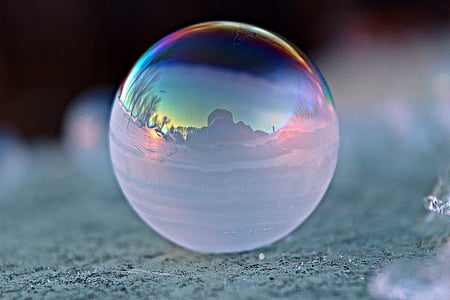 selective focus photography of bubble thumbnail