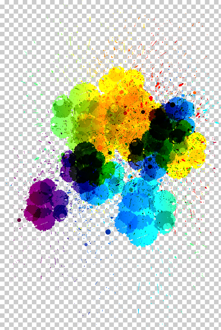 Ink Microsoft Paint , Paint splash, abstract painting PNG clipart