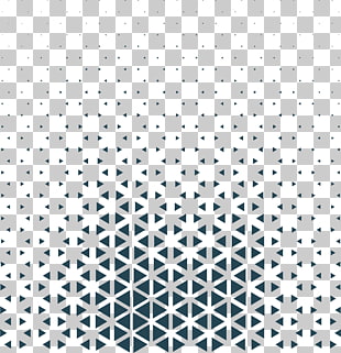Triangle Black and white Pattern, Blue Technology Triangle, black graphic PNG clipart