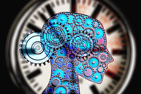 man shaped with gears illustration thumbnail
