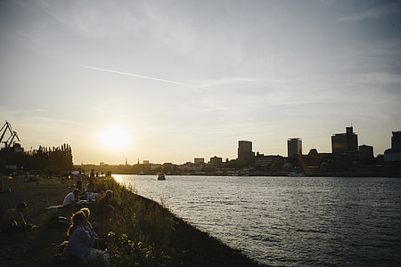 Sunset in Hamburg thumbnail
