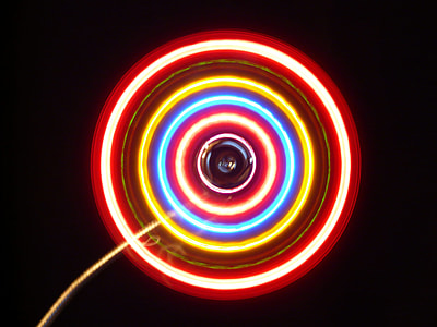 red, yellow, and blue LED lights thumbnail