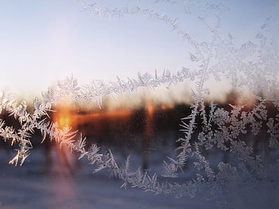 cold, snow, dawn, winter thumbnail