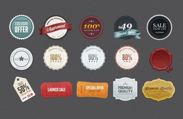 The exquisite labelpsd layered psd file