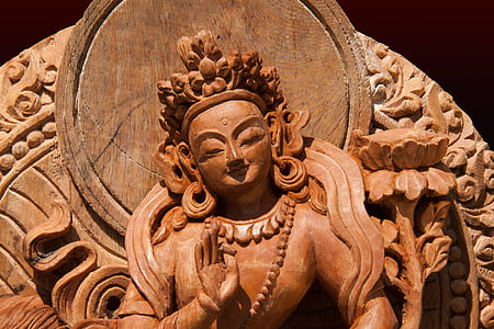 closeup photo of Hindu Deity statue thumbnail