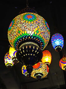 black stained glass lamps thumbnail