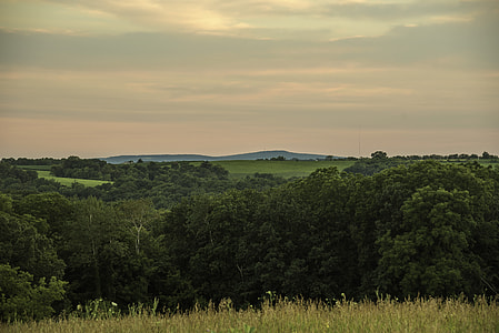Dusk over the Hills in Cross Plains State Park thumbnail