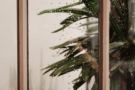 photography of clear glass window with droplets thumbnail