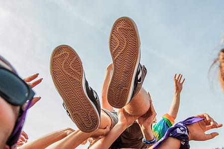 Crowd Surfers Feet Photo thumbnail