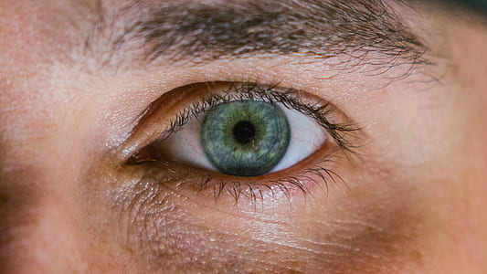 blueish green eye of human thumbnail