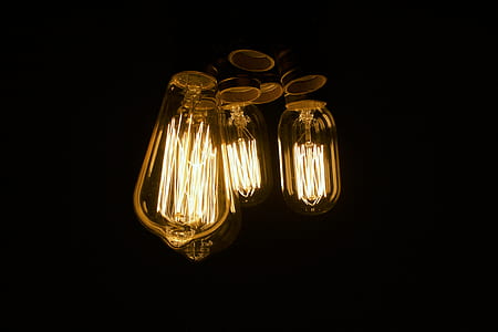 three brown LED bulbs thumbnail
